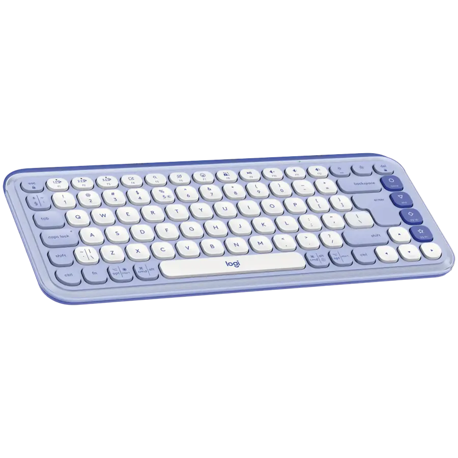 Клавиатура, Logitech Pop Icon Keys - Lilac - US INT'L - BT - N/A - INTNL-973 - image 2