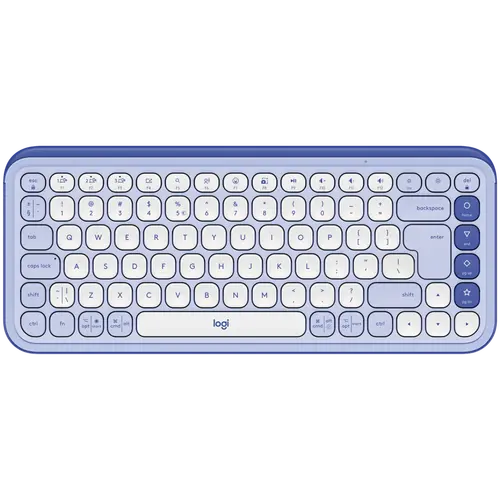Клавиатура, Logitech Pop Icon Keys - Lilac - US INT'L - BT - N/A - INTNL-973
