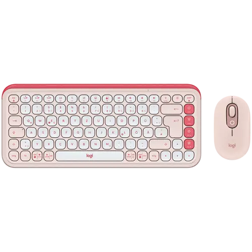 Комплект, Logitech Pop Icon Combo - Rose - US INT'L - BT - N/A - INTNL-973