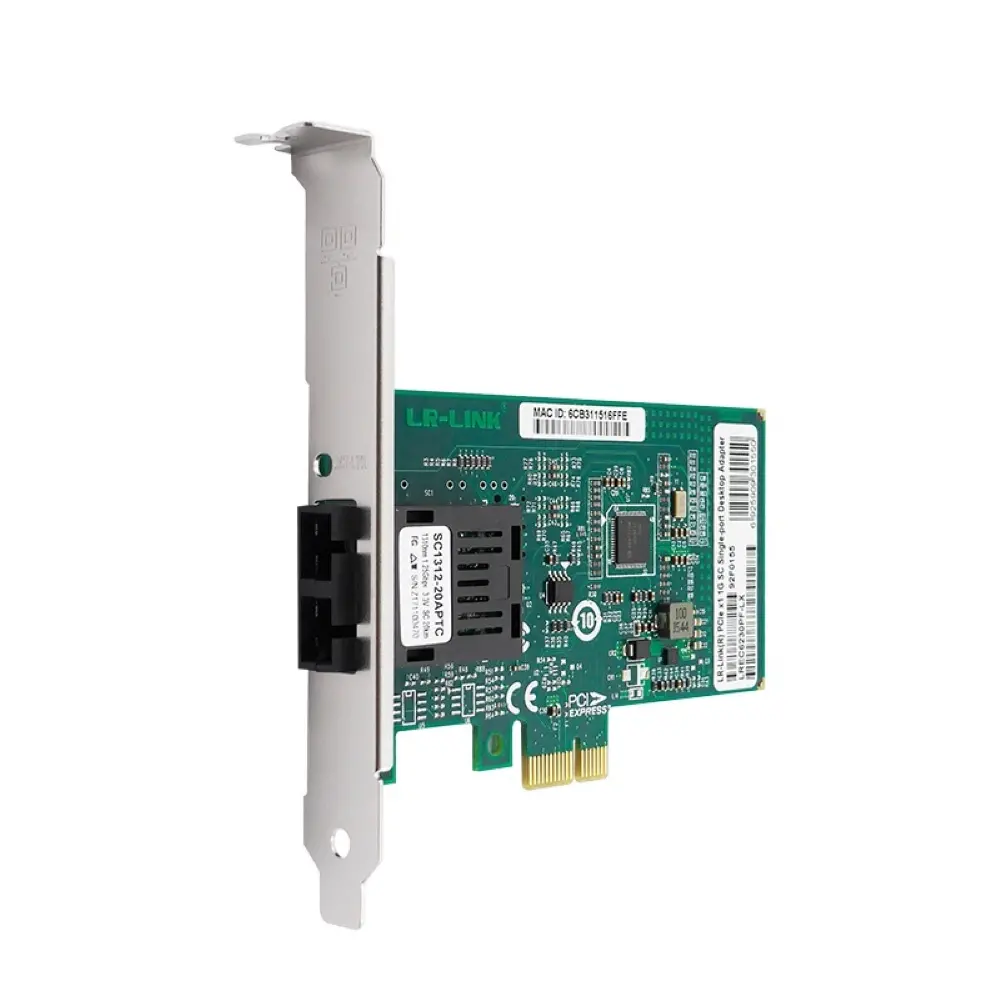 Оптична карта LR-Link LREC6230PF-LX, 1310nm, Intel PCIe 1G Port Fiber NIC - image 1