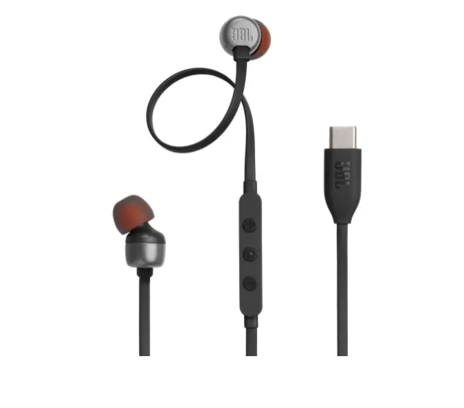 Căști, JBL T310C BLK USB-C In-ear