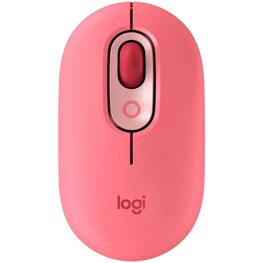 Mouse, Logitech POP Mouse with emoji - ROSE - BT - N/A - EMEA28i-935 - FY25,TERRA