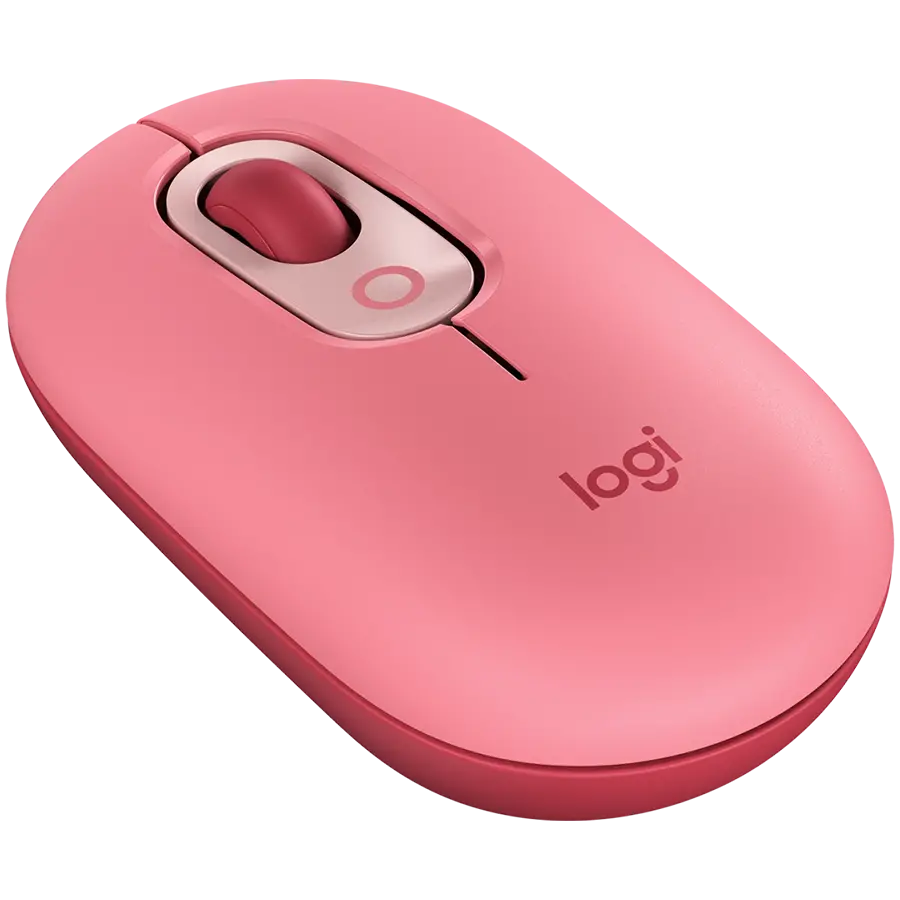 Mouse, Logitech POP Mouse with emoji - ROSE - BT - N/A - EMEA28i-935 - FY25,TERRA - image 2