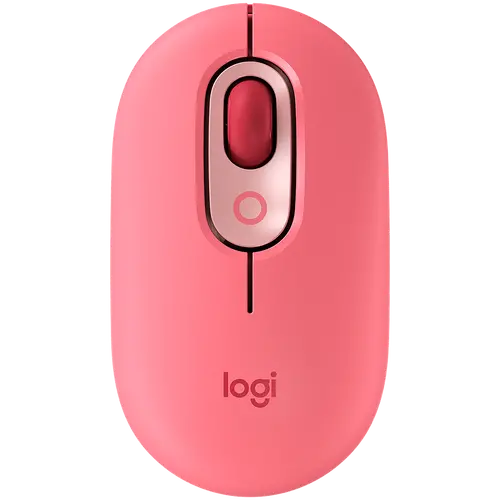 Мишка, Logitech POP Mouse with emoji - ROSE - BT - N/A - EMEA28i-935 - FY25,TERRA