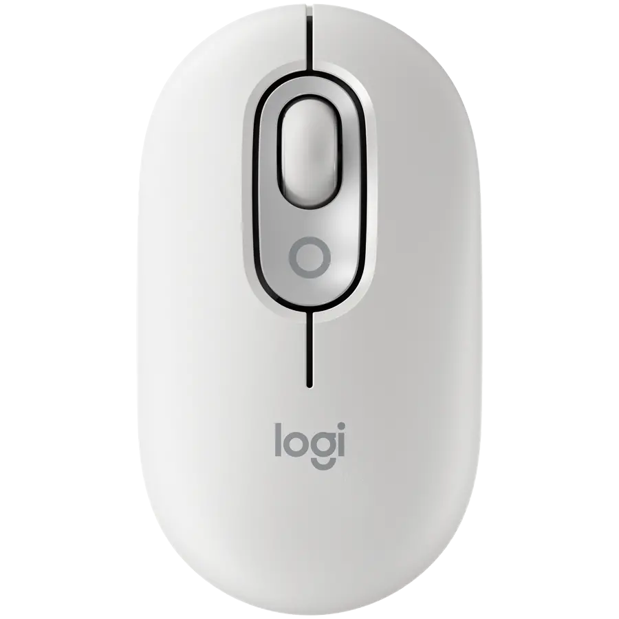 Мишка, Logitech POP Mouse with emoji - OFF-WHITE - BT - N/A - EMEA28i-935 - FY25,TERRA