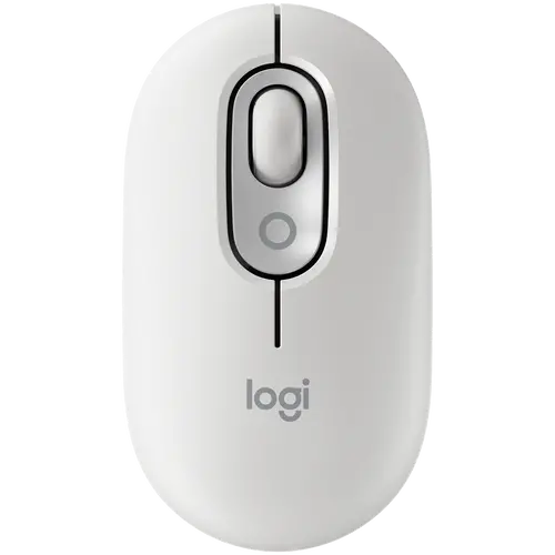 Мишка, Logitech POP Mouse with emoji -  OFF-WHITE - BT - N/A - EMEA28i-935 - FY25,TERRA