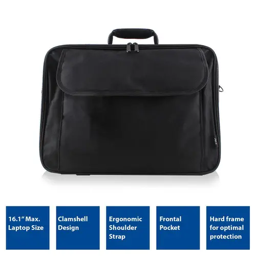 Geantă pentru laptop ACT Metro, 16.1", Neagră - 3