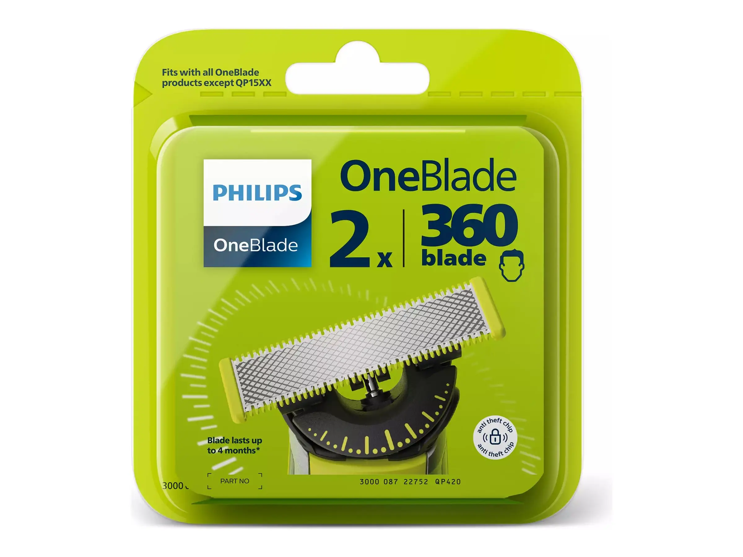 PHILIPS OneBlade 360 ανταλλακτικές λεπίδες 2 τεμ - image 3