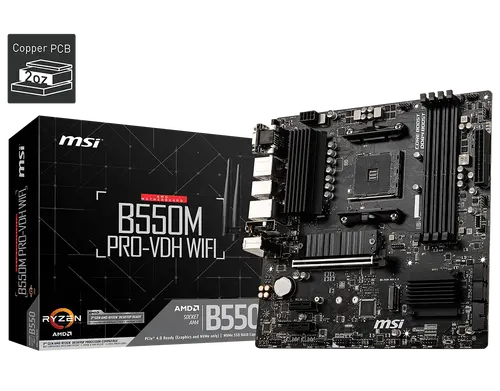 Дънна платка, MSI B550M PRO-VDH WIFI