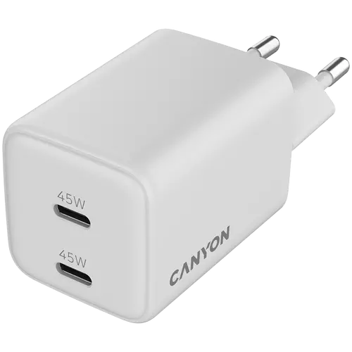 CANYON charger CU45CC GaN 45W 2xPD EU White - image 3