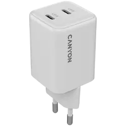 CANYON charger CU45CC GaN 45W 2xPD EU White
