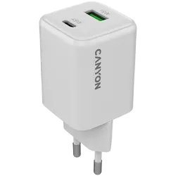 CANYON charger CU45AC GaN 45W 1xPD 1xQC EU White