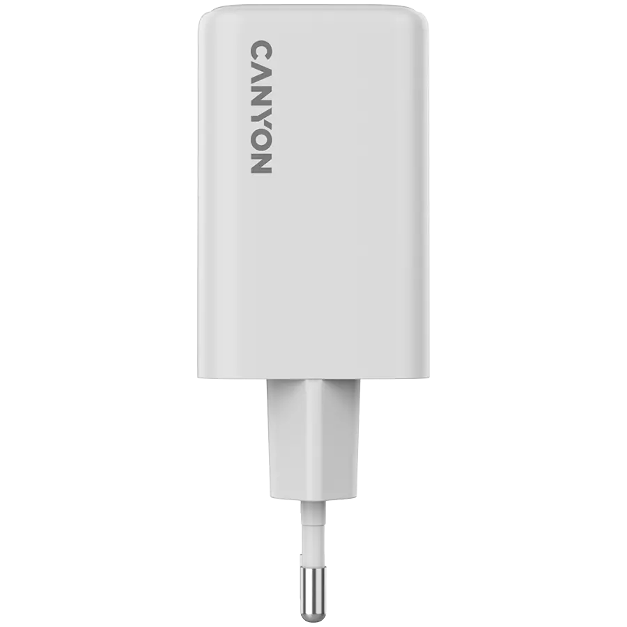 CANYON charger CU65ACC GaN 65W 2xPD 1xQC EU White - image 1