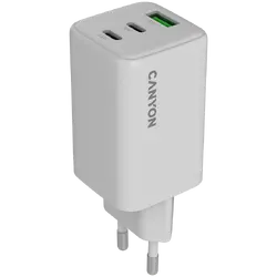 CANYON charger CU65ACC GaN 65W 2xPD 1xQC EU White