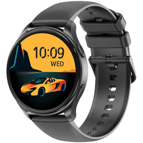 Blackview X20, 1.43-inch OLED 466x466, 380mAh Battery, Oxygen Monitor + Heart Rate Monitoring, Calls and SMS notification, Black - image 1