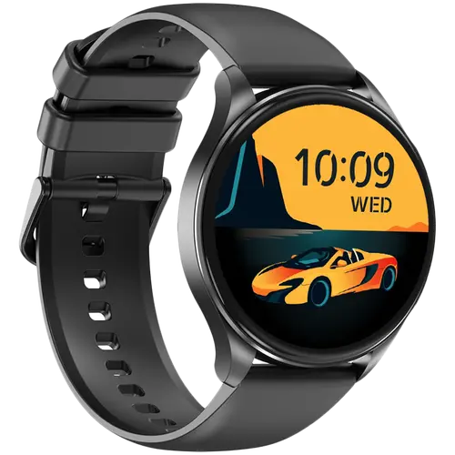 Blackview X20, 1.43-inch OLED 466x466, 380mAh Battery, Oxygen Monitor + Heart Rate Monitoring, Calls and SMS notification, Black - image 2