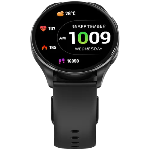 Blackview X20, 1.43-inch OLED 466x466, 380mAh Battery, Oxygen Monitor + Heart Rate Monitoring, Calls and SMS notification, Black - image 3