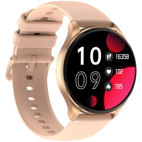 Blackview X20, 1.43-inch OLED 466x466, 380mAh Battery, Oxygen Monitor + Heart Rate Monitoring, Calls and SMS notification, Gold - image 2
