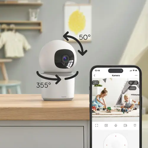 HAMA κάμερα WiFi 1080p, για εσωτερικούς χώρους, 176652 - 10