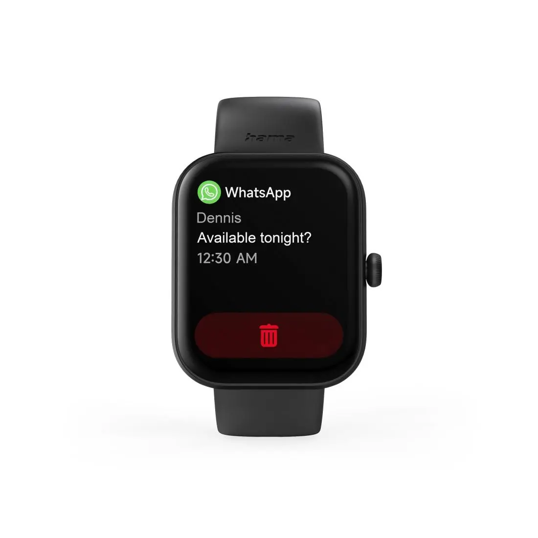 HAMA Ceas inteligent „5000”, Funcție de telefon, Analiza somnului, Rezistent la apă, 1,65", 178614 - image 1