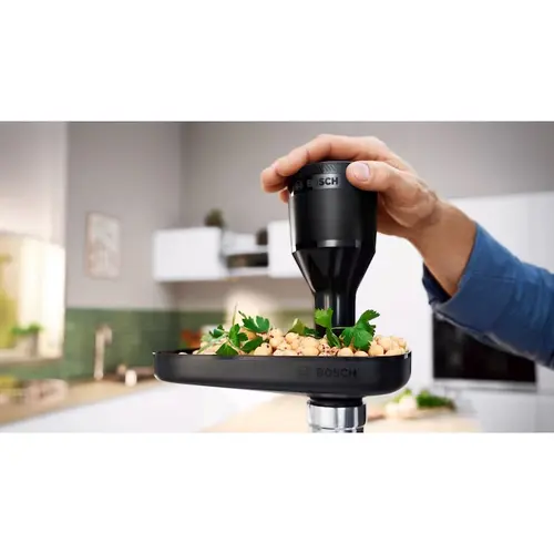 Mașină de tocat carne, Bosch MFWS440B, Mașină de tocat carne - MultiPower 1900 W, Cutie de viteze planetară, 2,5 kg/min, accesoriu kebbe, accesoriu - 4