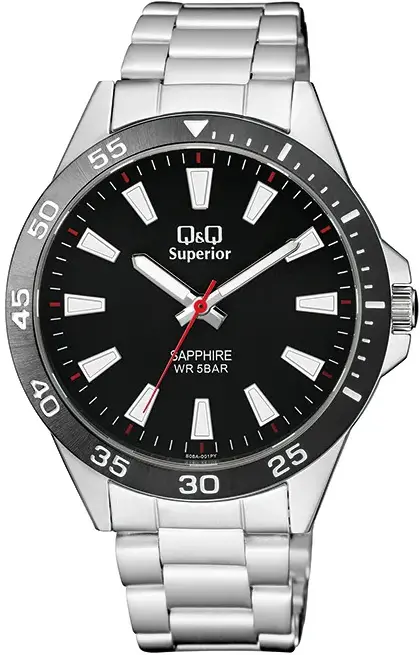 Ανδρικό αναλογικό ρολόι Q&Q Superior - S08A-001VY