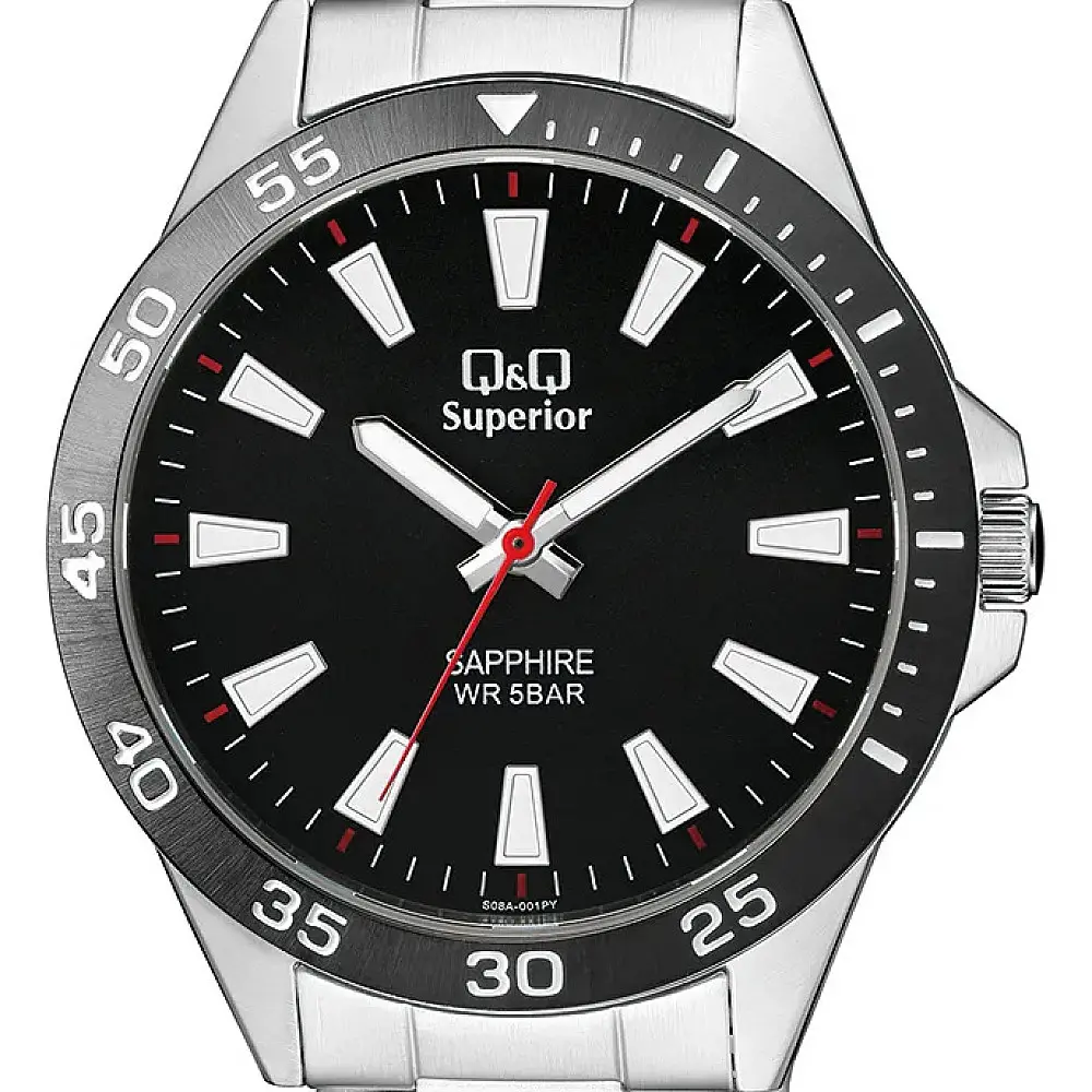 Мъжки аналогов часовник Q&Q Superior - S08A-001VY - image 1