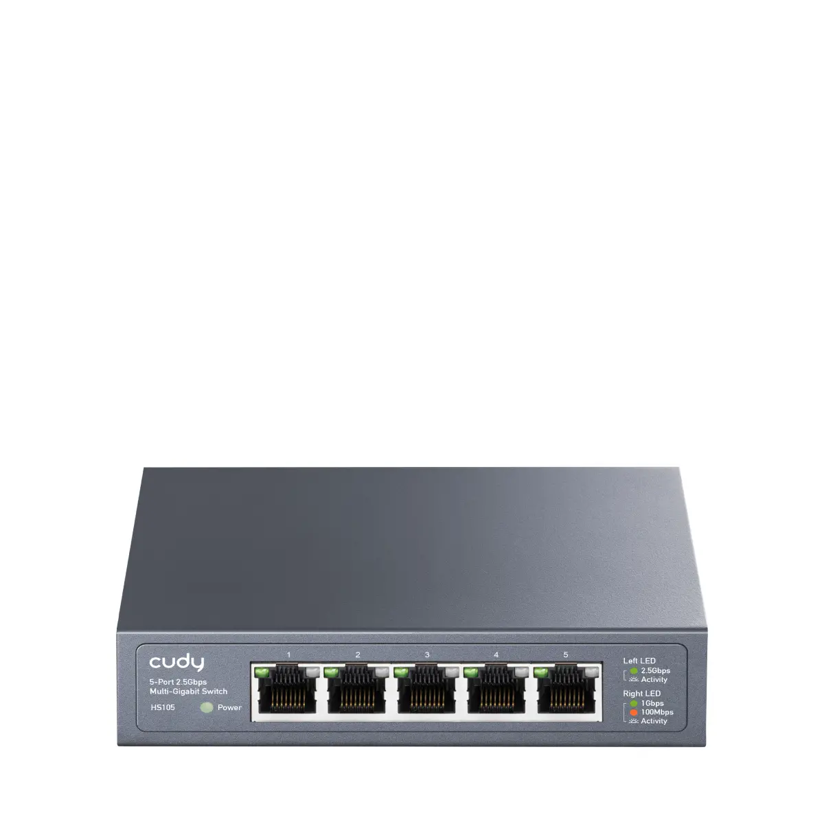 Switch Cudy HS105, 5x2.5G porturi Gigabit Ethernet (RJ45), Carcasă metalică