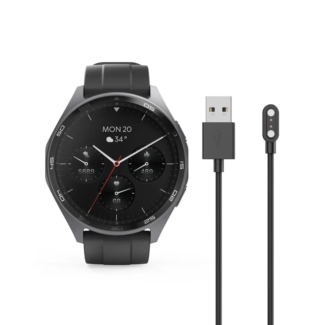 HAMA Смарт часовник “7010”, GPS, AMOLED 1.43", Функция за телефон, Водоустойчив, 178618 - image 10