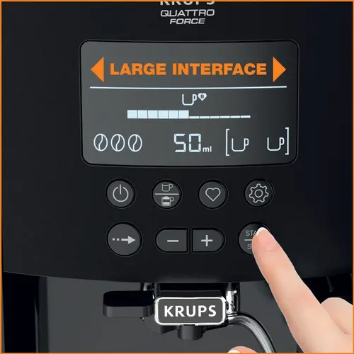 Кафеавтомат, Krups EA819E10 Esp Arabica Latte Pewter Eu - image 3