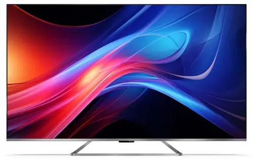 Телевизор, Sharp 65GP7265E, 65" QLED Google TV, 4K Ultra HD 3840x2160 Frameless, AQUOS, DVB-T/T2/C/S/S2, Active Motion 1200, HDR10, Dolby Atmos, Dolby Vision, Google Assistant, HARMAN/KARDON, Chromecast Built-in, Aluminium, USB, Wi-Fi, Bluetooth, LAN, Solar RC