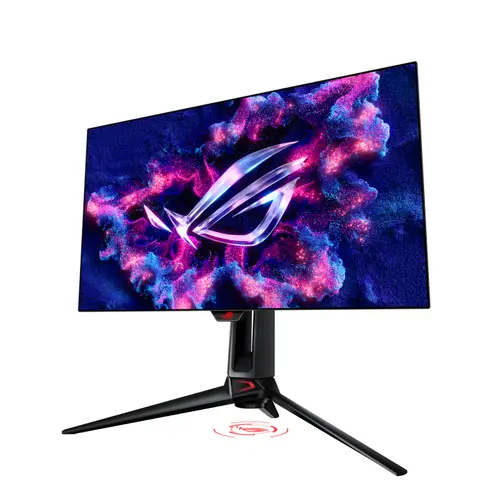 Монитор, Asus ROG Swift OLED PG27AQDP Gaming monitor 27 ", WOLED panel, 480 Hz (above 360Hz), 0.03 ms (GTG), FreeSync Premium, custom heatsink, ASUS OLED Care+, AI Assistant, VESA DisplayHDR 400 True Black, uniform brightness, 99% DCI-P3, true 10-bit color - image 2