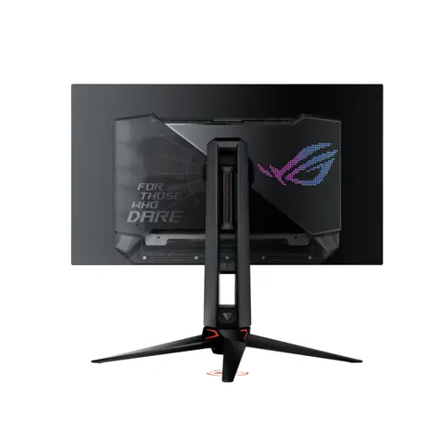 Монитор, Asus ROG Swift OLED PG27AQDP Gaming monitor 27 ", WOLED panel, 480 Hz (above 360Hz), 0.03 ms (GTG), FreeSync Premium, custom heatsink, ASUS OLED Care+, AI Assistant, VESA DisplayHDR 400 True Black, uniform brightness, 99% DCI-P3, true 10-bit color - image 3
