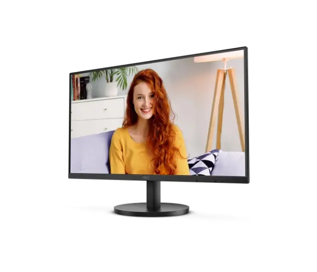 Монитор, AOC U27B3M, 27" VA WLED, 3840x2160@60Hz, 4ms GtG, 300cd m/2, 3500:1, 20M:1 DCR, Adaptive Sync, Flicker Free, Low Blue Light, 2Wx2, Tilt, 2xHDMI, DP - image 2