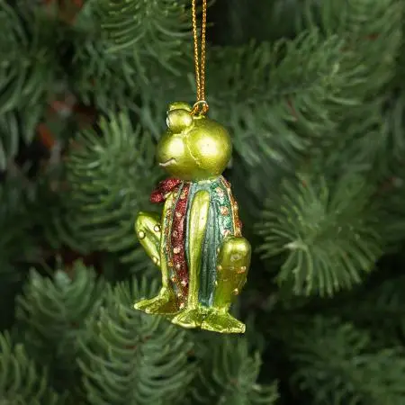 Коледна играчка - жаба принц - image 3