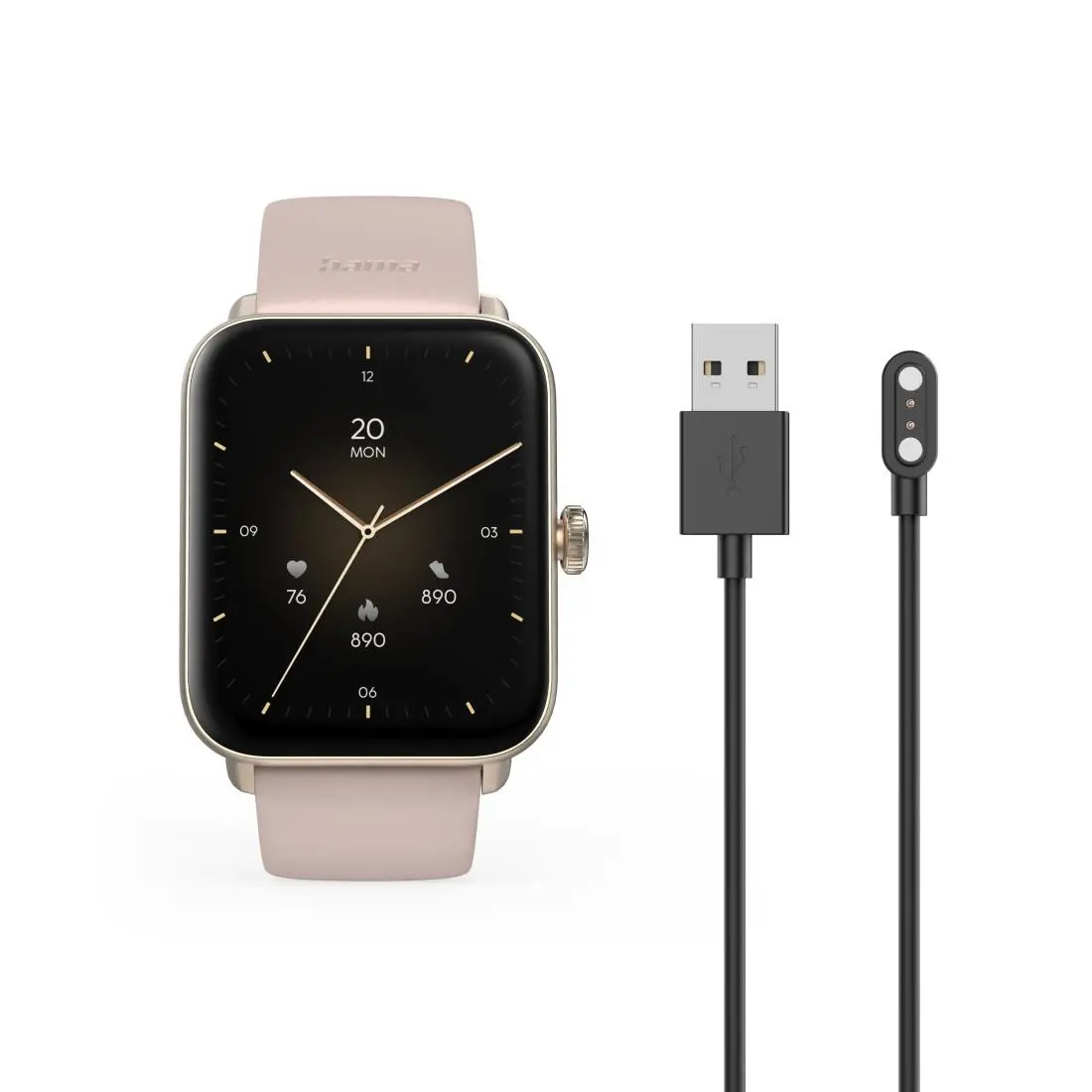 HAMA Smartwatch “6010”, GPS, οθόνη TFT 1.65", λειτουργία τηλεφώνου, αδιάβροχο, 178620 - image 10