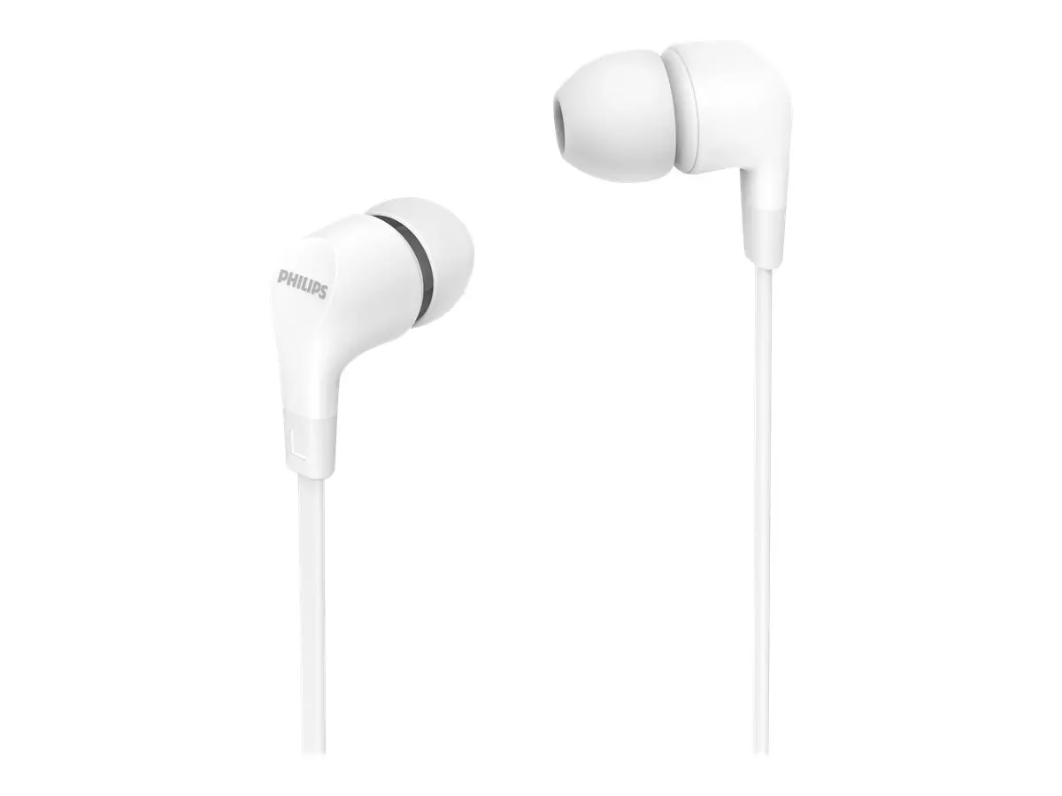 PHILIPS căști cu microfon culoare alb Telecomandă încorporată