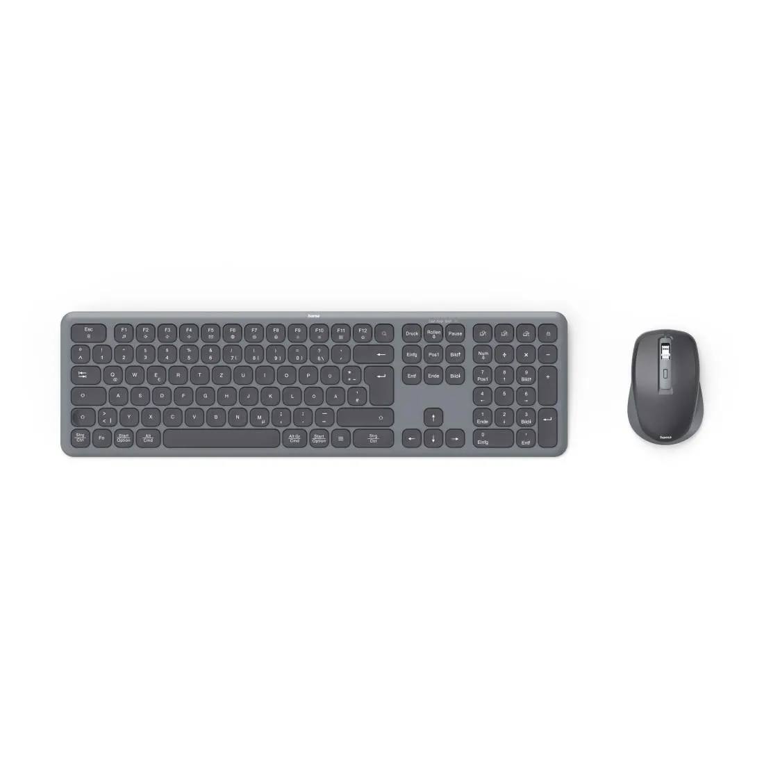 HAMA Set wireless tastatură și mouse WKM-550, negru, buton AI - image 6
