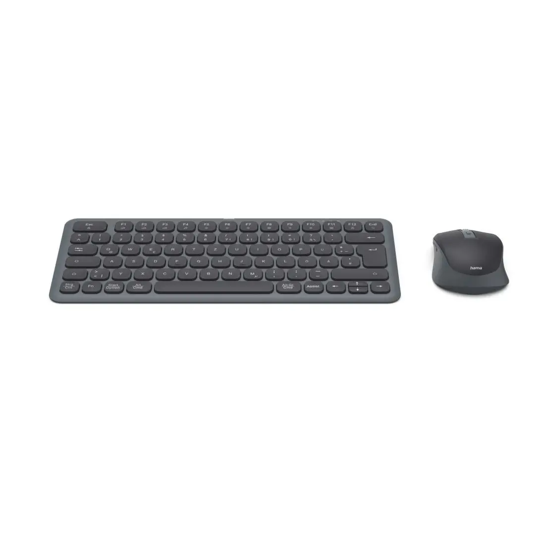 HAMA Set wireless mini tastatură și mouse "WKM-500", TKL chirilizată, tastă AI - image 5