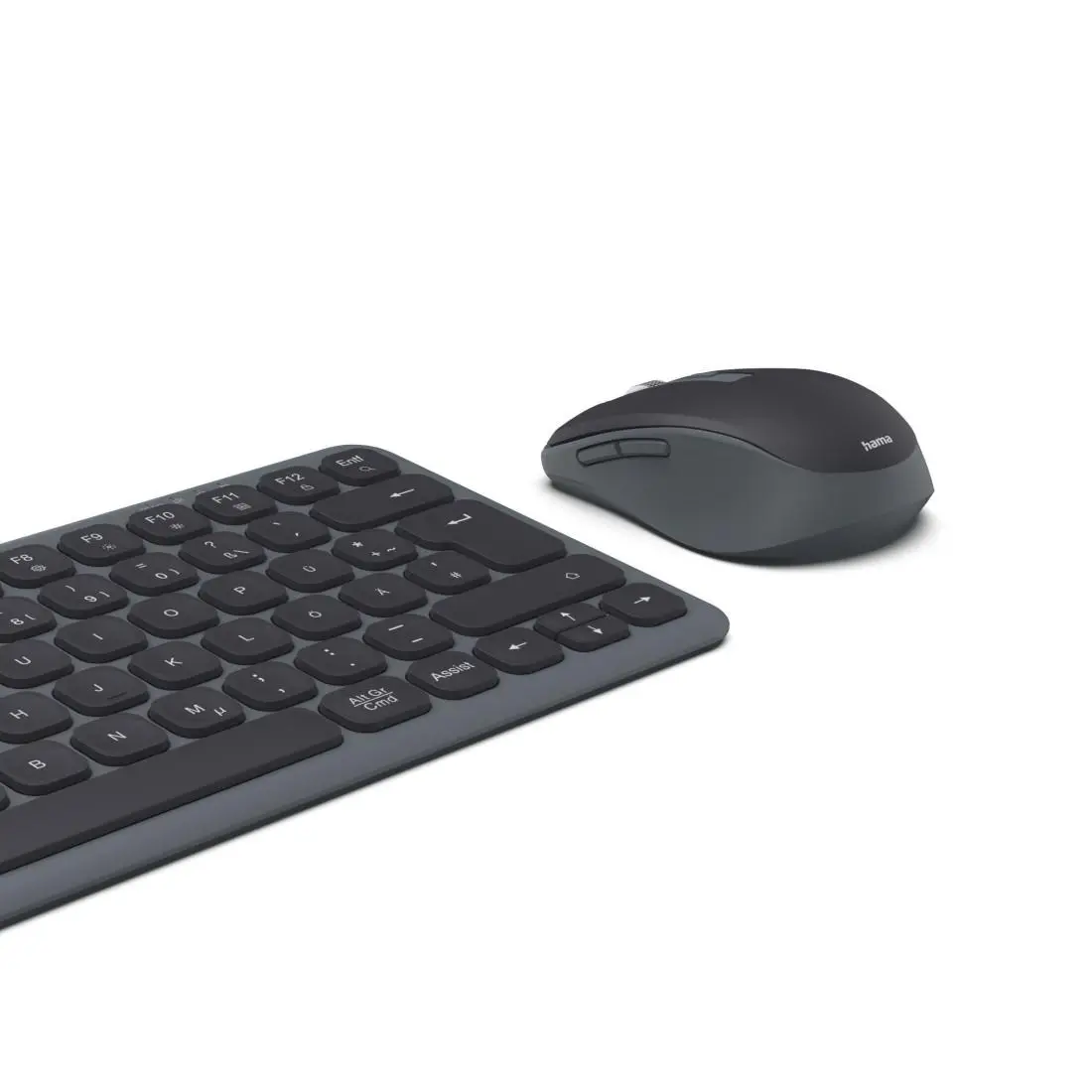 HAMA Set wireless mini tastatură și mouse "WKM-500", TKL chirilizată, tastă AI - image 9