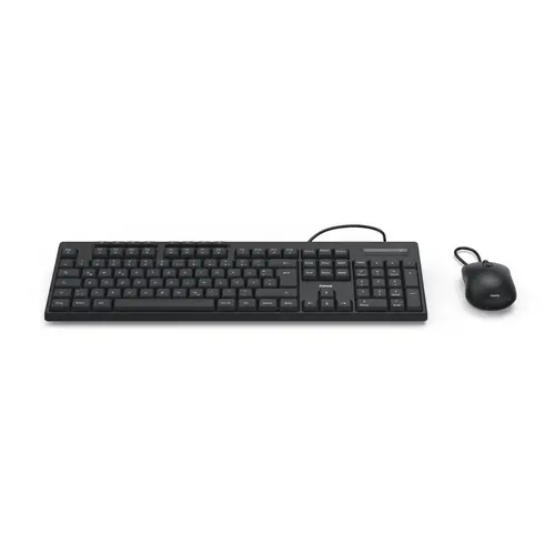 HAMA Жичен комплект клавиатура и мишка CKM-200, USB-A, USB-C - image 5