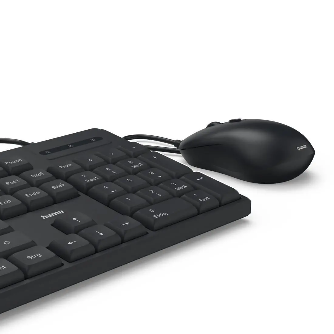 HAMA Set tastatură și mouse cu fir CKM-200, USB-A, USB-C - image 9