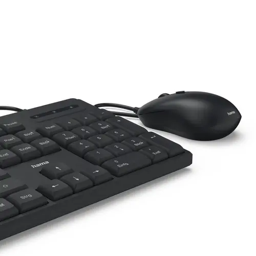 HAMA Жичен комплект клавиатура и мишка CKM-200, USB-A, USB-C - image 9