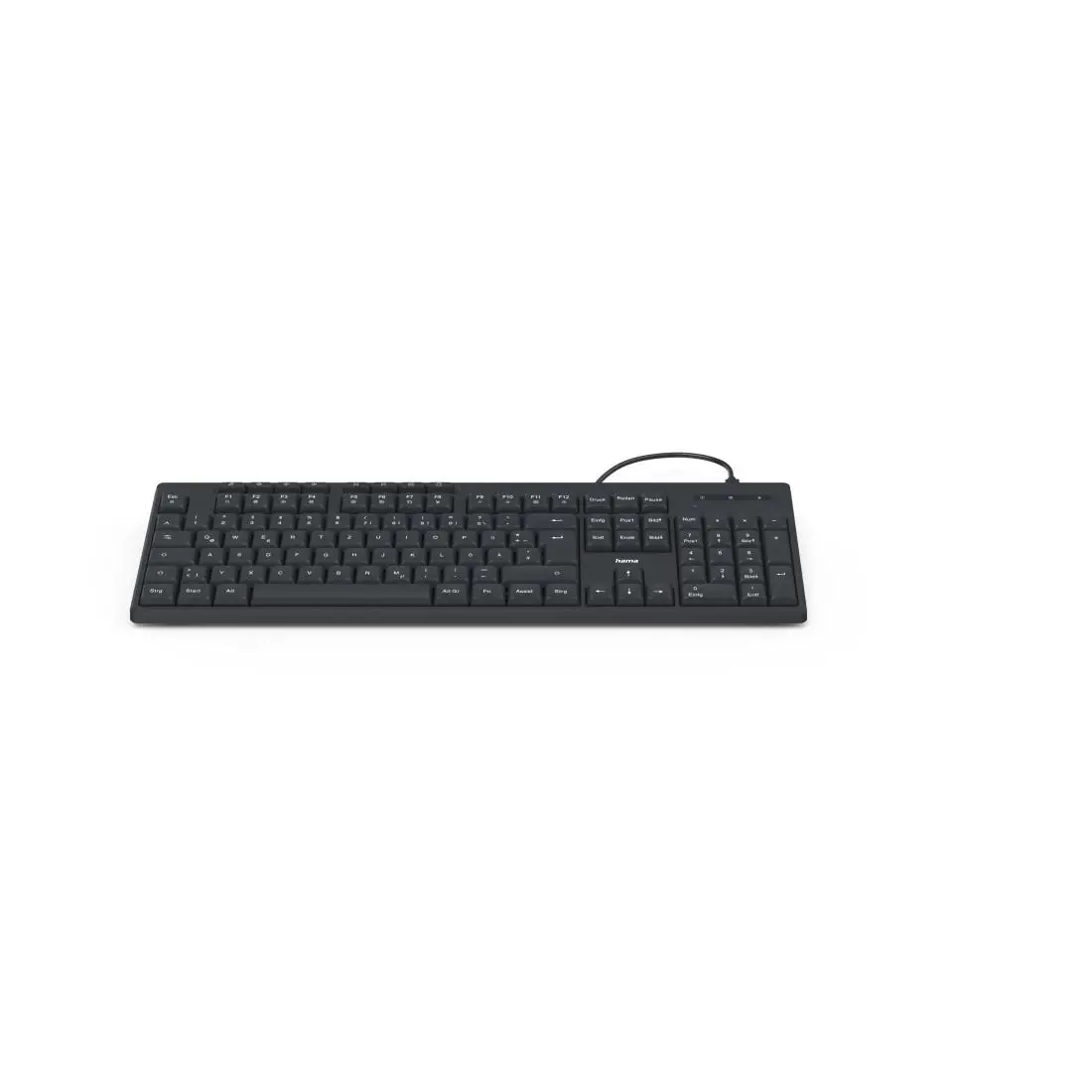 HAMA Tastatură cu fir CK-200, chirilizată, USB-A, USB-C, taste multimedia - image 1