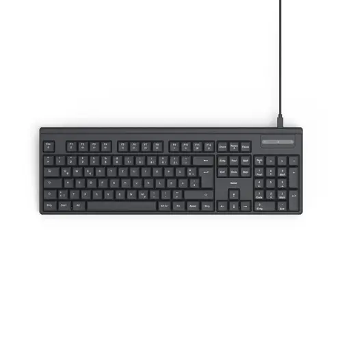 HAMA Tastatură cu fir CK-100, chirilizată, USB-C, USB-A - 1
