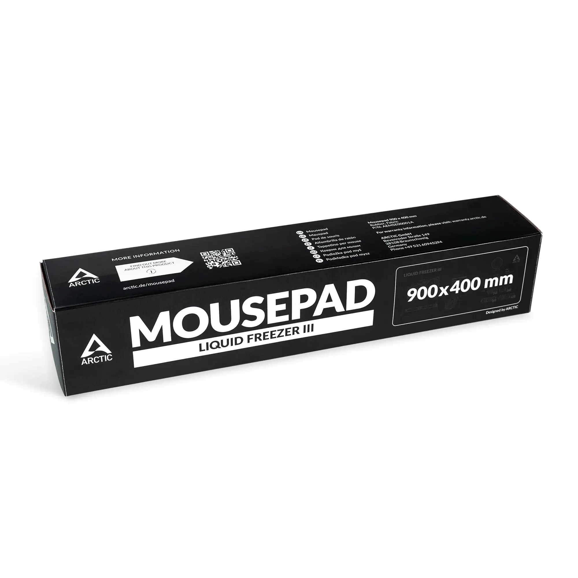 Arctic mousepad pentru gaming Gaming Mousepad Liquid Freezer III Design - image 9