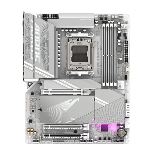 Placă de bază GIGABYTE X870 AORUS ELITE ICE WIFI 7, Socket AM5 - 1