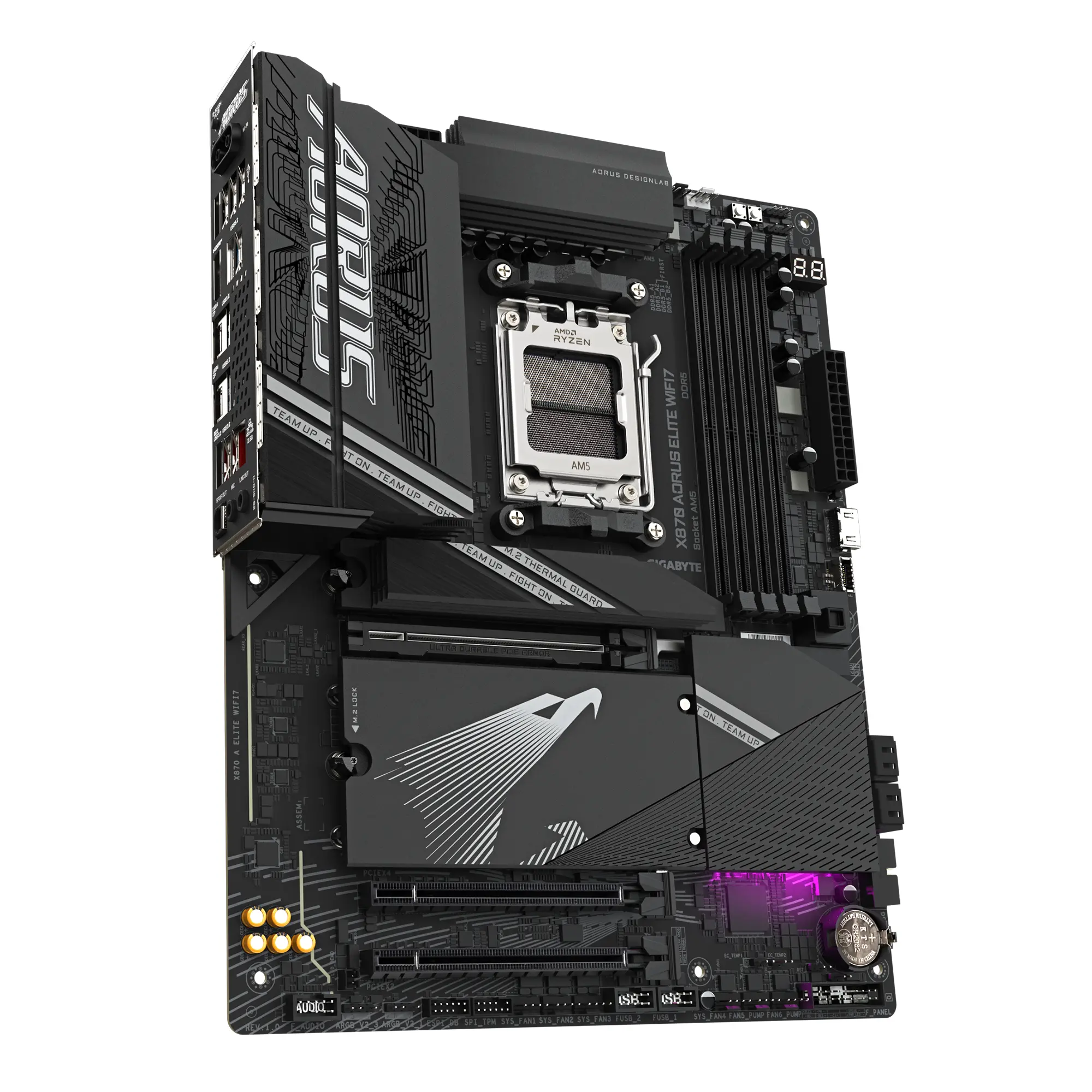 Дънна платка GIGABYTE X870 AORUS ELITE WIFI 7, Socket AM5 - image 2