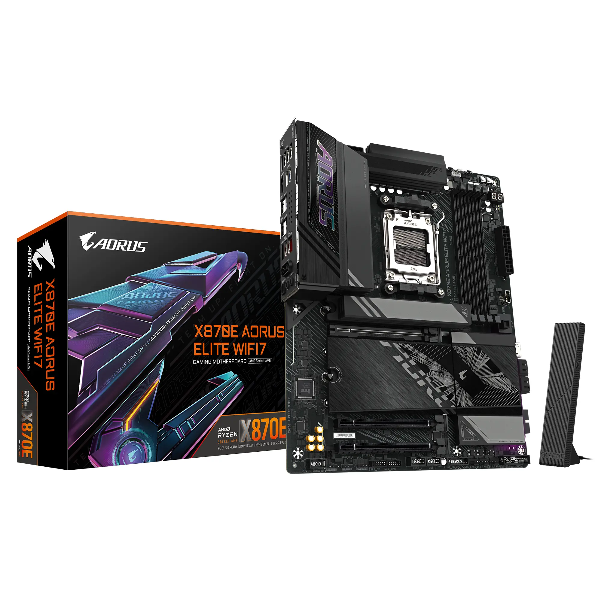 Дънна платка GIGABYTE X870E AORUS ELITE WIFI 7, Socket AM5 - image 5
