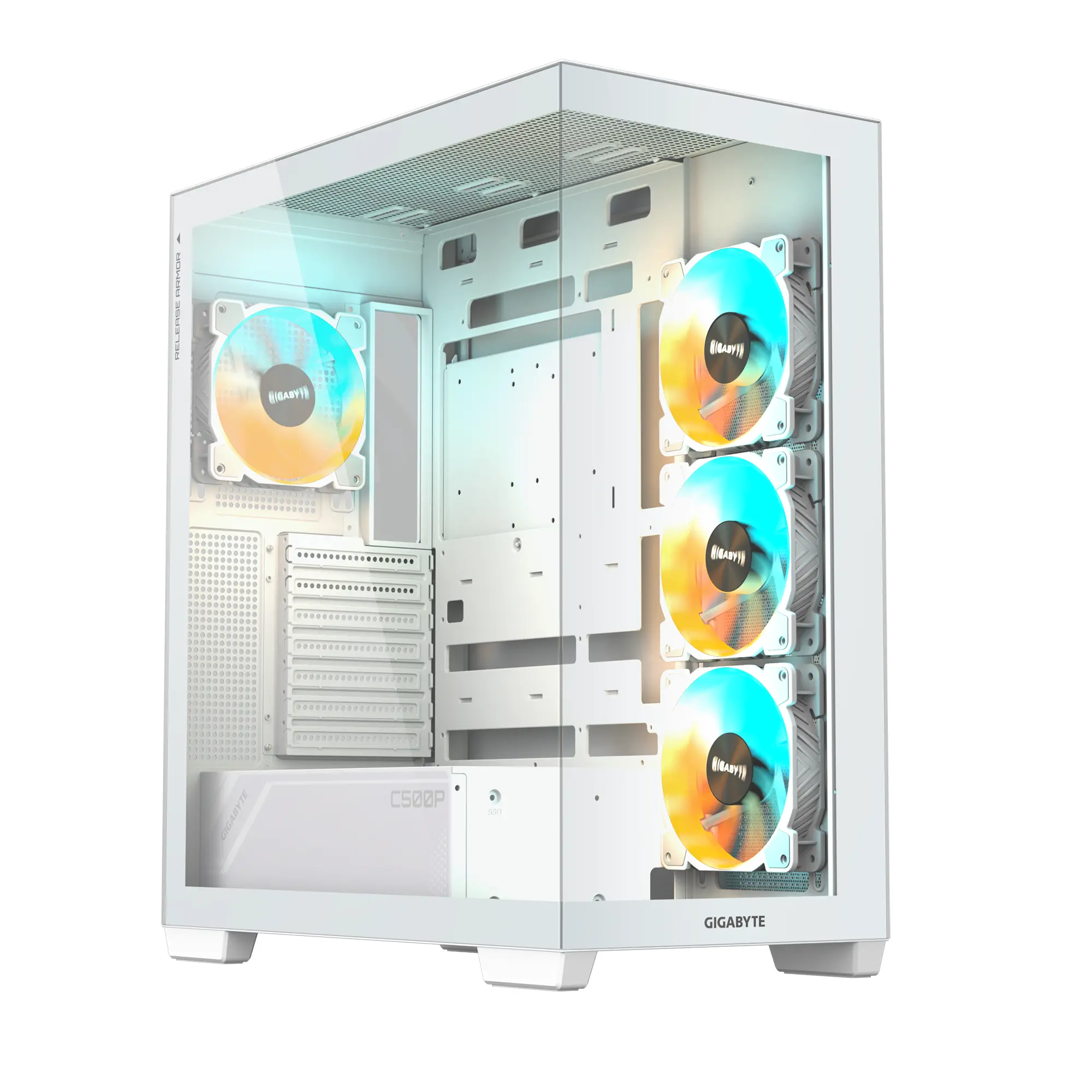 Κουτί υπολογιστή Gigabyte C500 PANORAMIC Stealth Ice - Mid-Tower